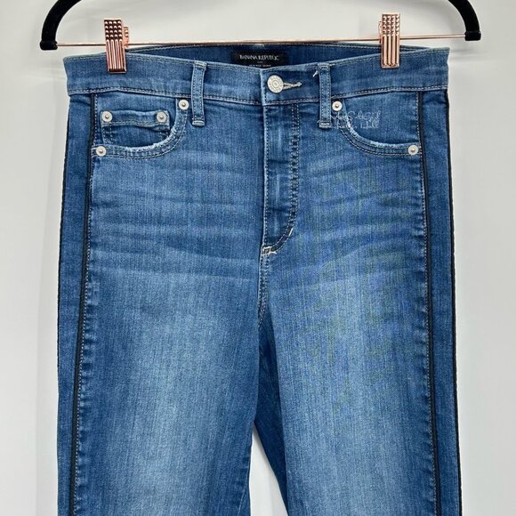Banana Republic Factory High-Rise Stretch Skinny Jeans Size 26 - Picture 2 of 5